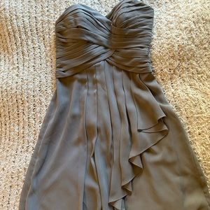 David’s bridal size 6 strapless dress